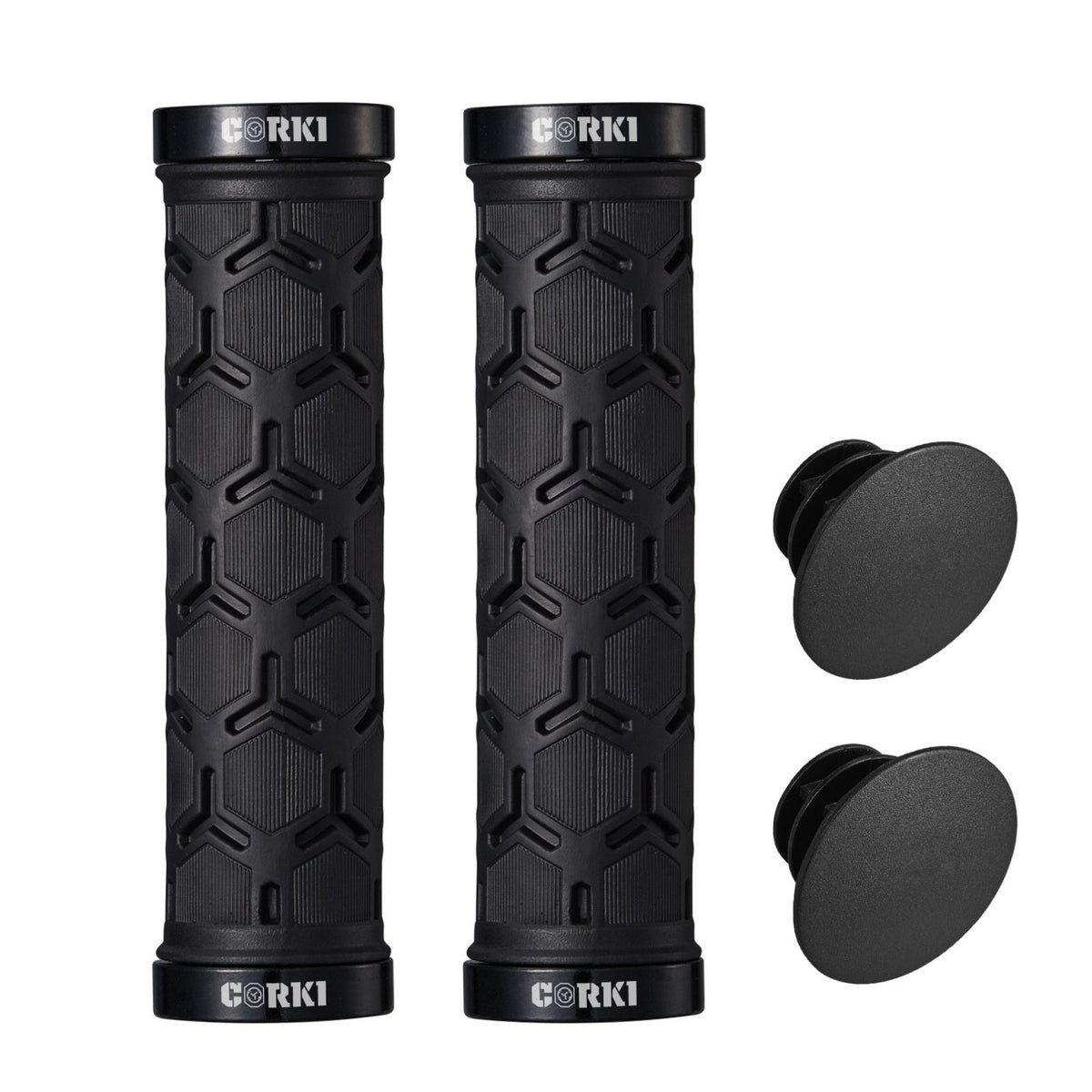 ESI Fit XC Silicone Push On Grips - Grip & Pedal