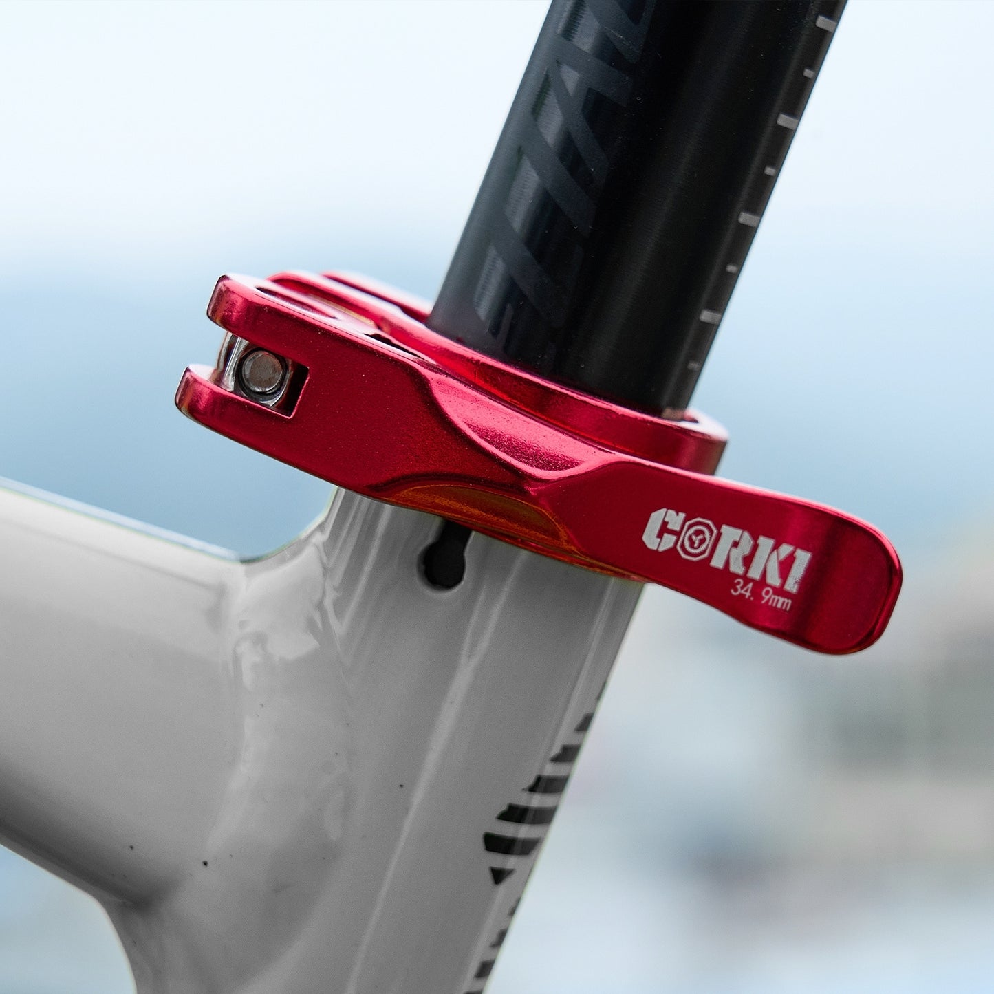 
                  
                    Adjustable Quick Release Seatpost Clamp - Corki Cycles
                  
                