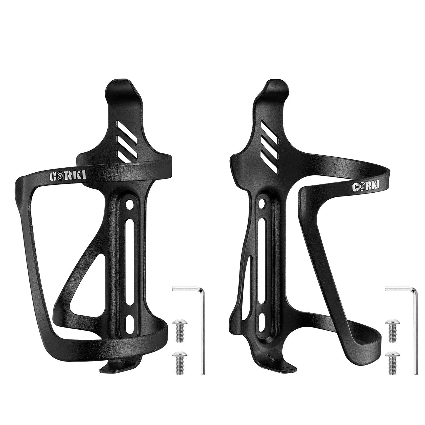 
                  
                    Aluminum Bicycle Water Bottle Cage - Left Side Cage - Corki Cycles
                  
                