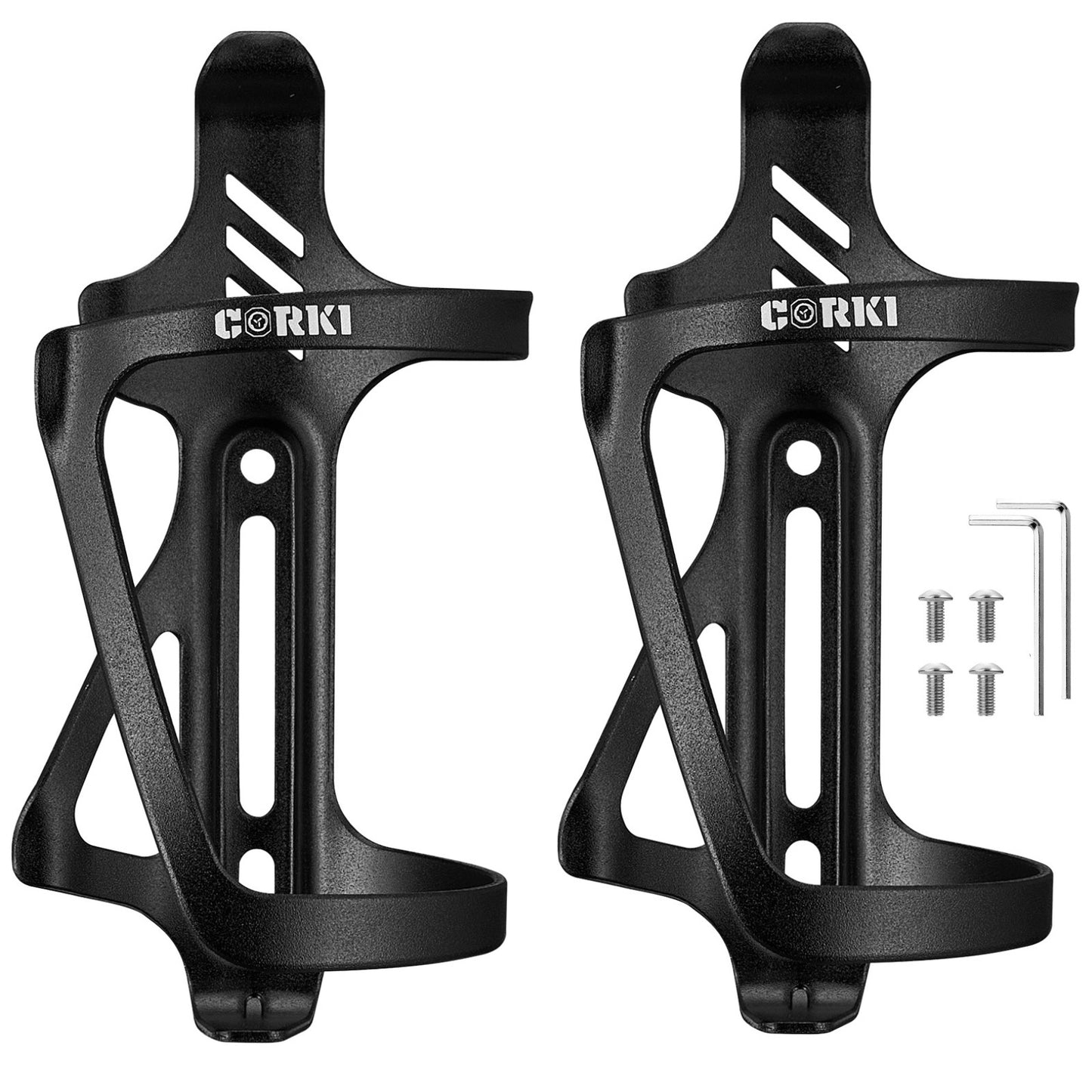 
                  
                    Aluminum Bicycle Water Bottle Cage - Left Side Cage - Corki Cycles
                  
                