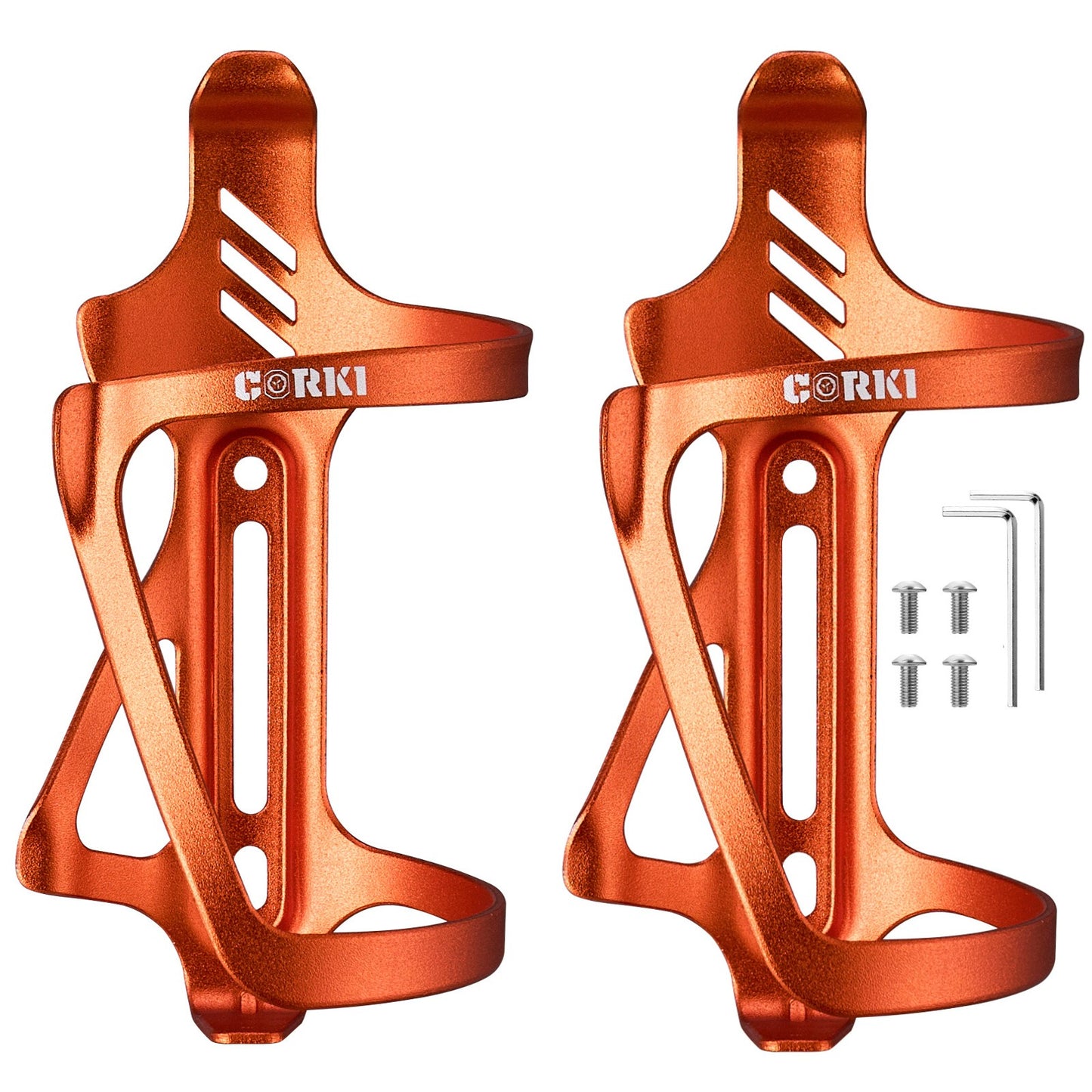 
                  
                    Aluminum Bicycle Water Bottle Cage - Left Side Cage - Corki Cycles
                  
                