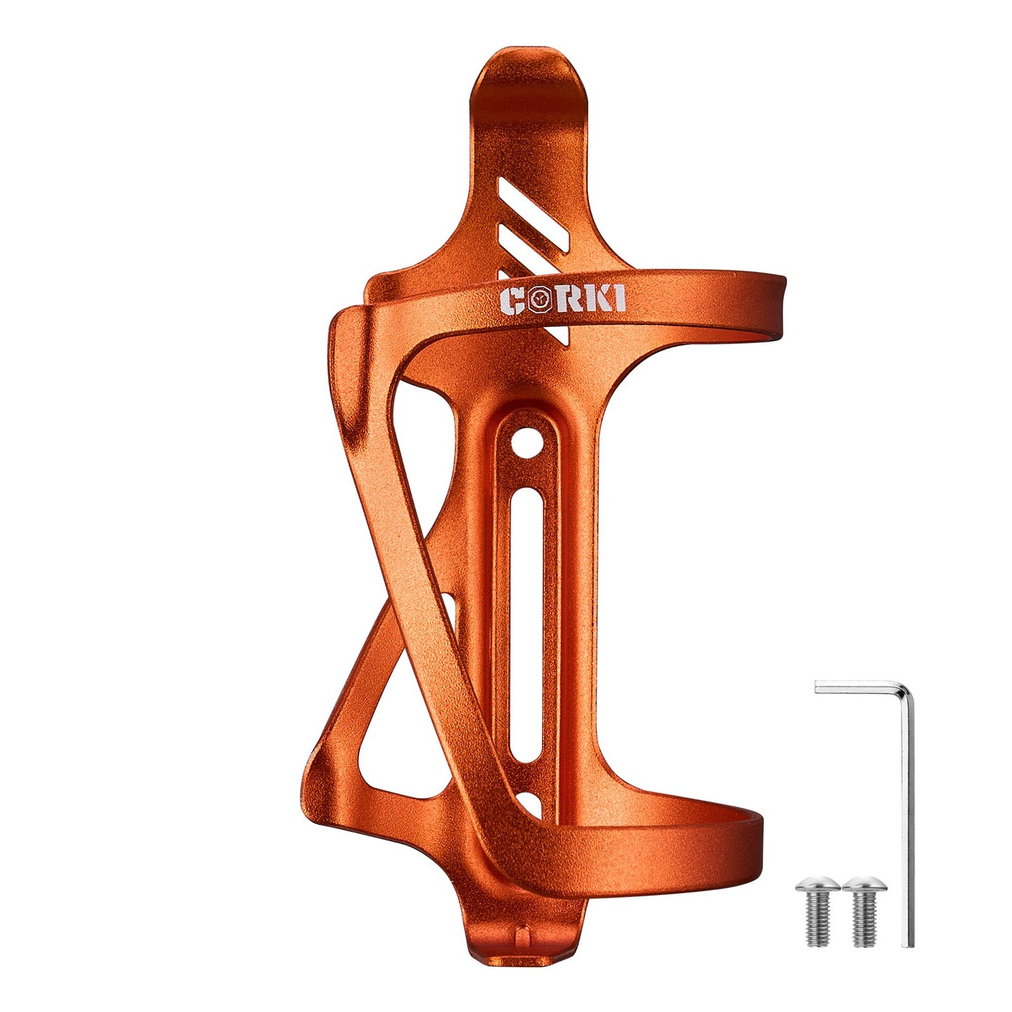 
                  
                    Aluminum Bicycle Water Bottle Cage - Left Side Cage - Corki Cycles
                  
                