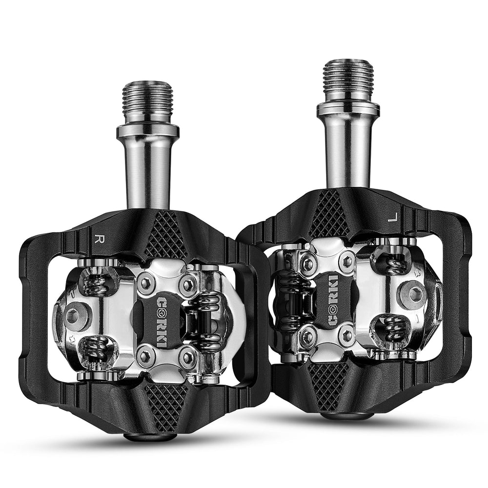 TOPO SPD Platform Clipless Road/MTB Pedals - Corki Cycles