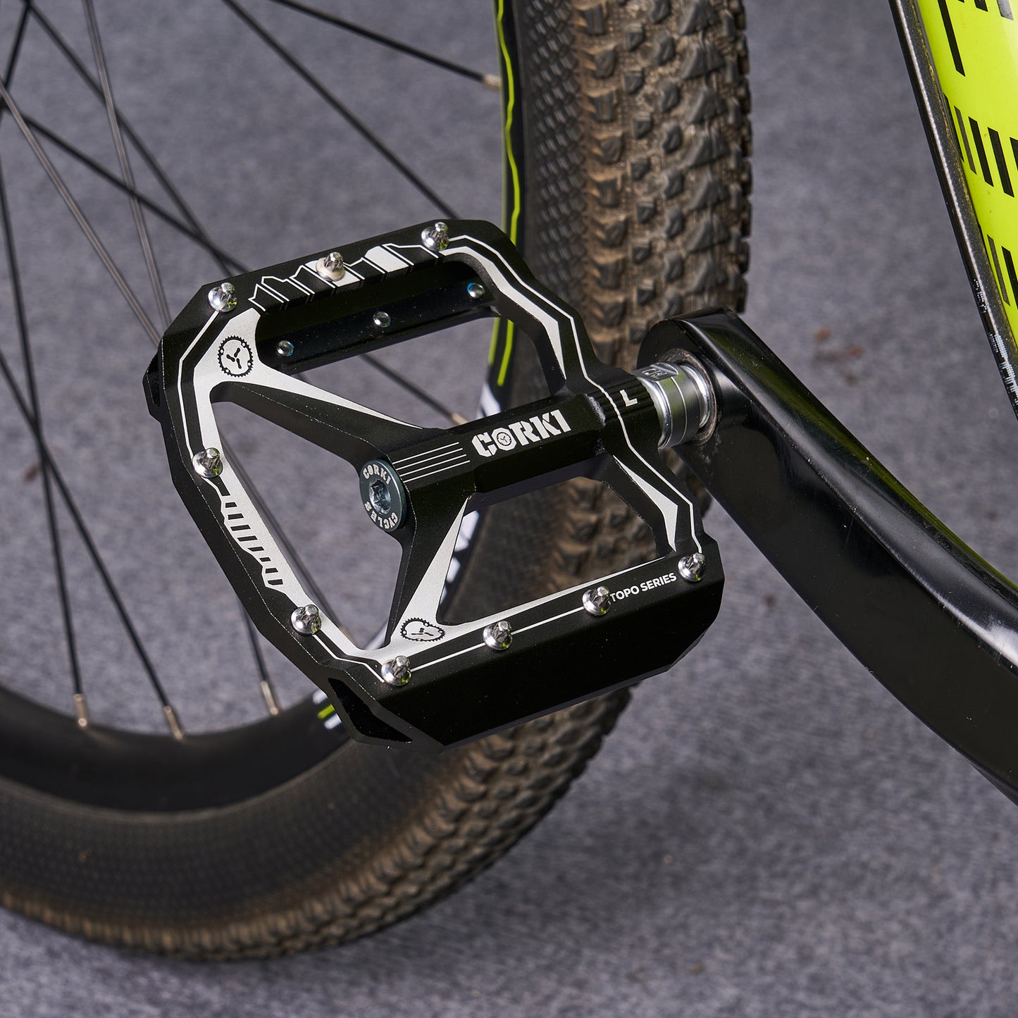 
                  
                    TOPO Extra Large Flat Platform Mountain Bike Pedals - Corki Cycles
                  
                