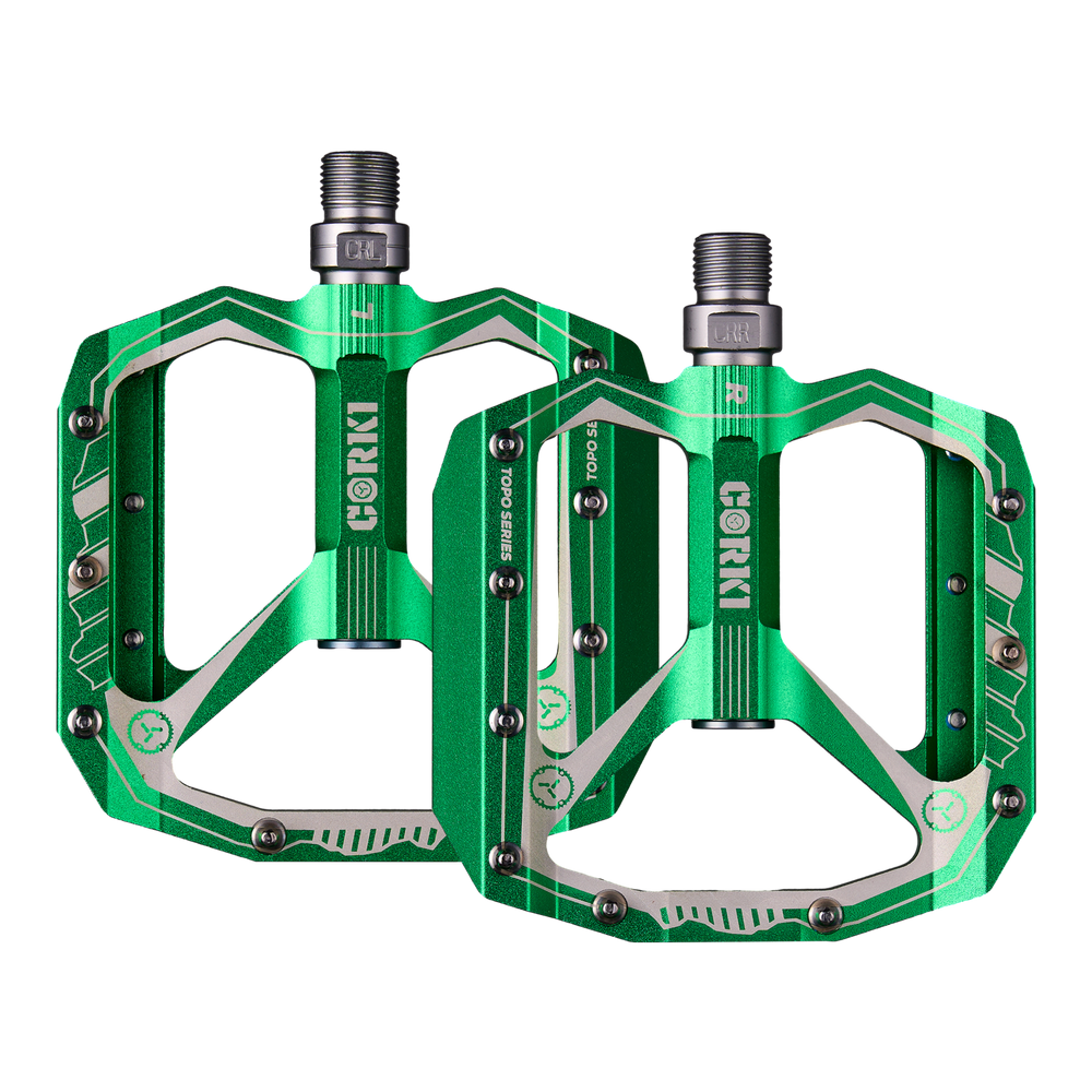 
                  
                    TOPO Extra Large Flat Platform Mountain Bike Pedals - Corki Cycles
                  
                