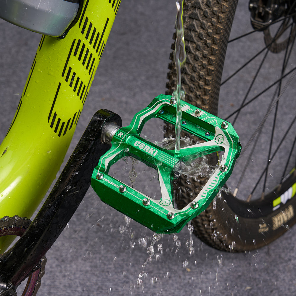 
                  
                    TOPO Extra Large Flat Platform Mountain Bike Pedals - Corki Cycles
                  
                