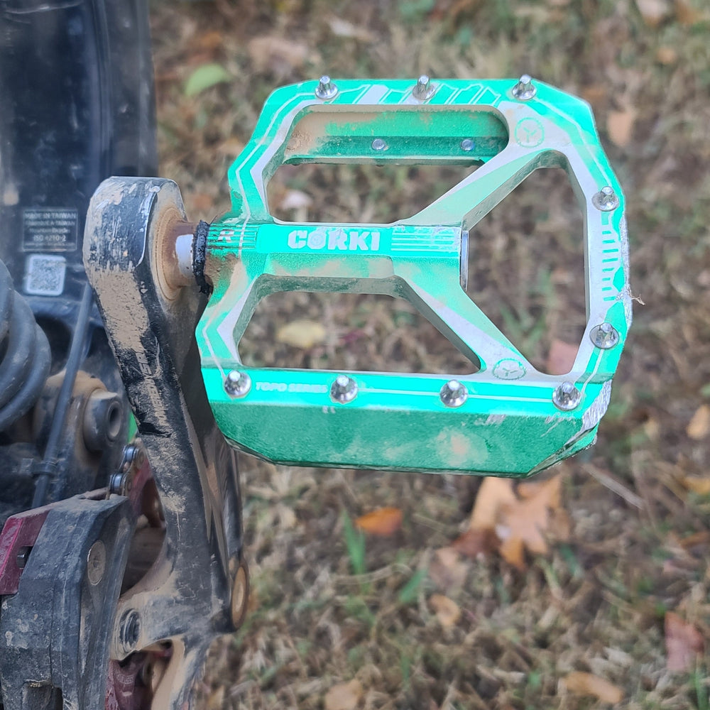 
                  
                    TOPO Extra Large Flat Platform Mountain Bike Pedals - Corki Cycles
                  
                