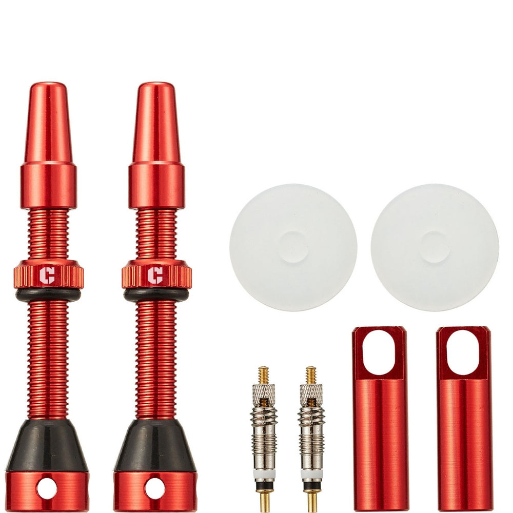 
                  
                    Tubeless Presta Valve Stem 2-Pack - 40mm/44mm/55mm With Valve Core and 2PCS Removal Tool - Corki Cycles
                  
                