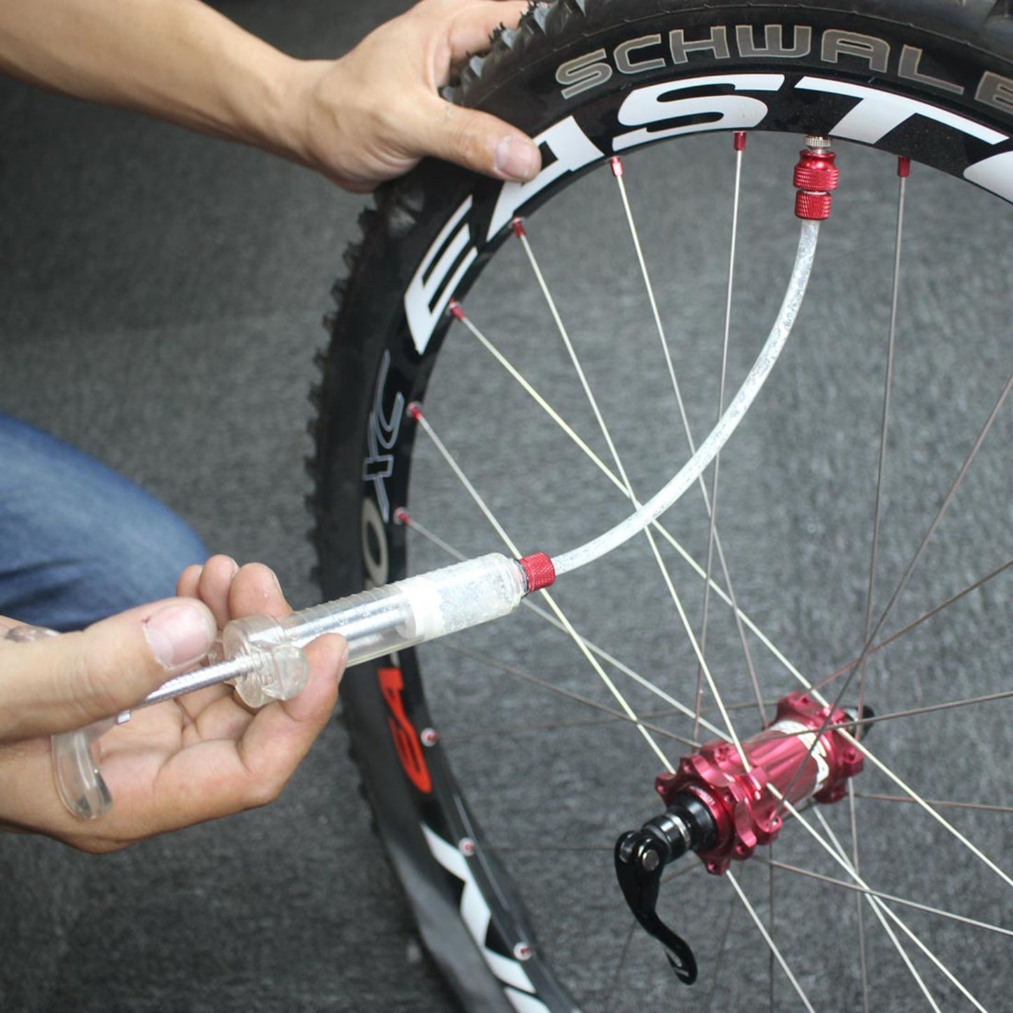 
                  
                    Tubeless Tire Sealant Injector Syringe - Corki Cycles
                  
                