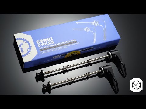 MTB u0026 Road Titanium Quick Release Skewers - 2 Pack | Corki Cycles