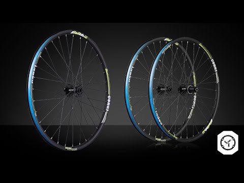 
                  
                    Load and play video in Gallery viewer, TOPO All-Mountain Dual Disc MTB Bike Wheels
                  
                