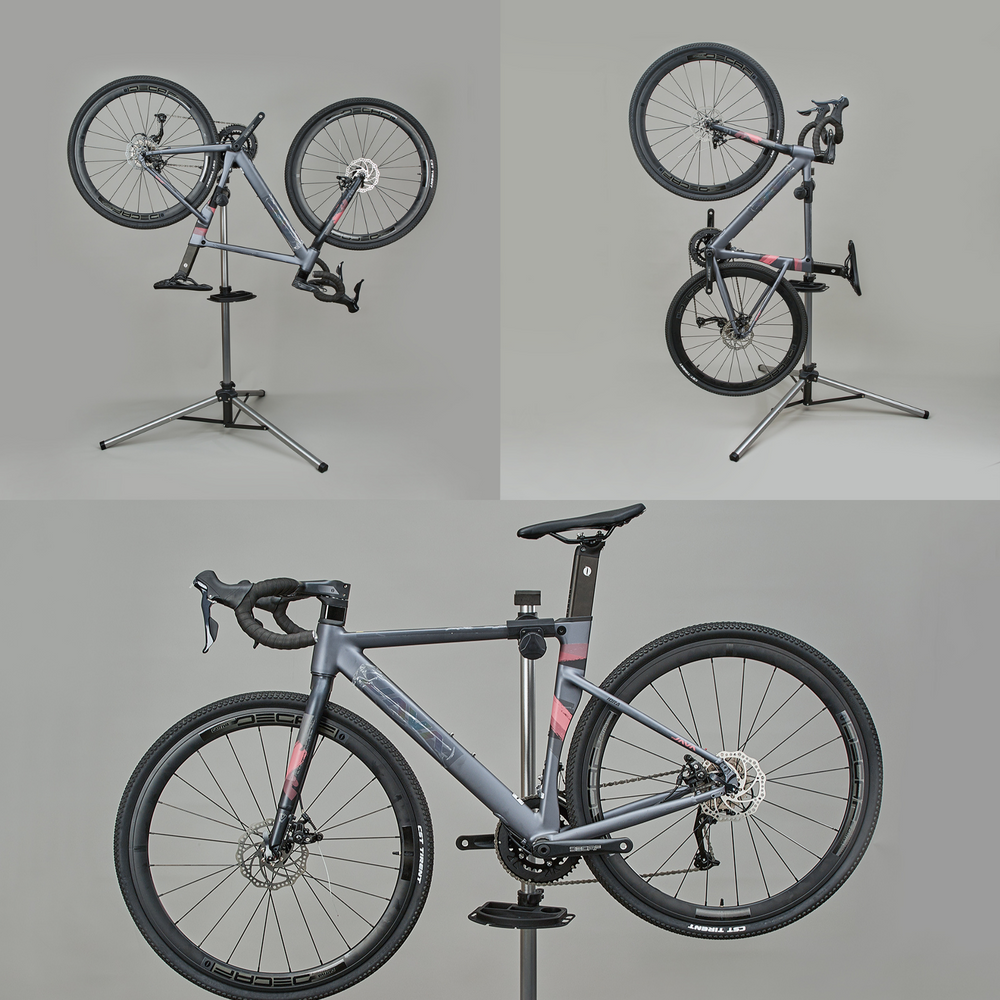 Bicycle Maintenance Work Stand With Tool Tray | Corki Cycles